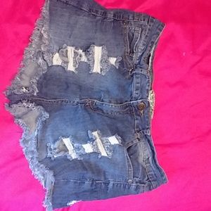 Ripped shorts